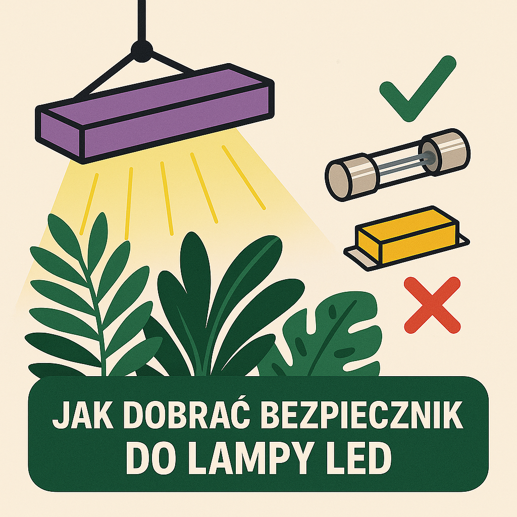 Jak dobrać bezpiecznik do lampy LED – praktyczny poradnik dla projektantów