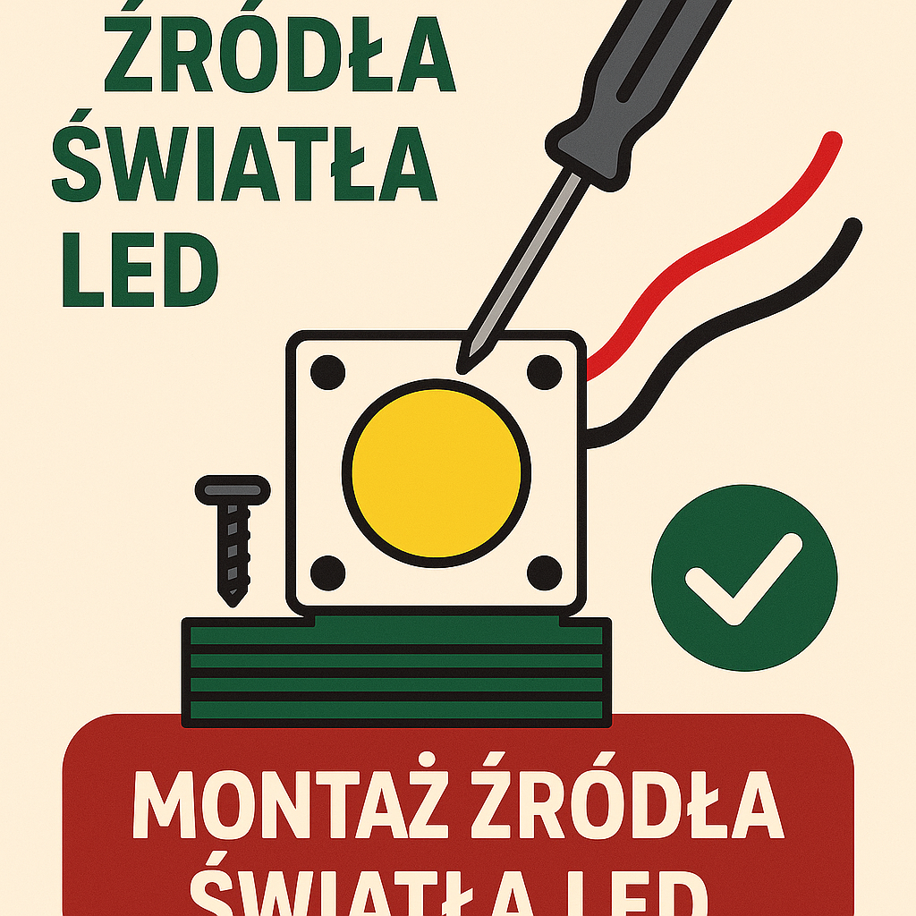 Jak poprawnie montować źródła światła LED – poradnik dla praktyków