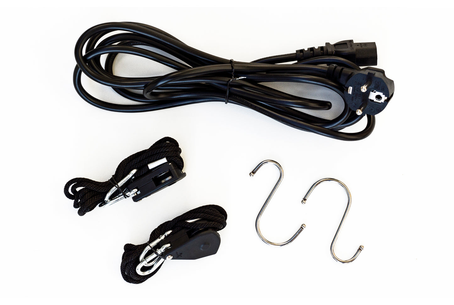 Akcesoria do lamp Hi Light 120W i 240W – linki montażowe, haczyki i przewód zasilający