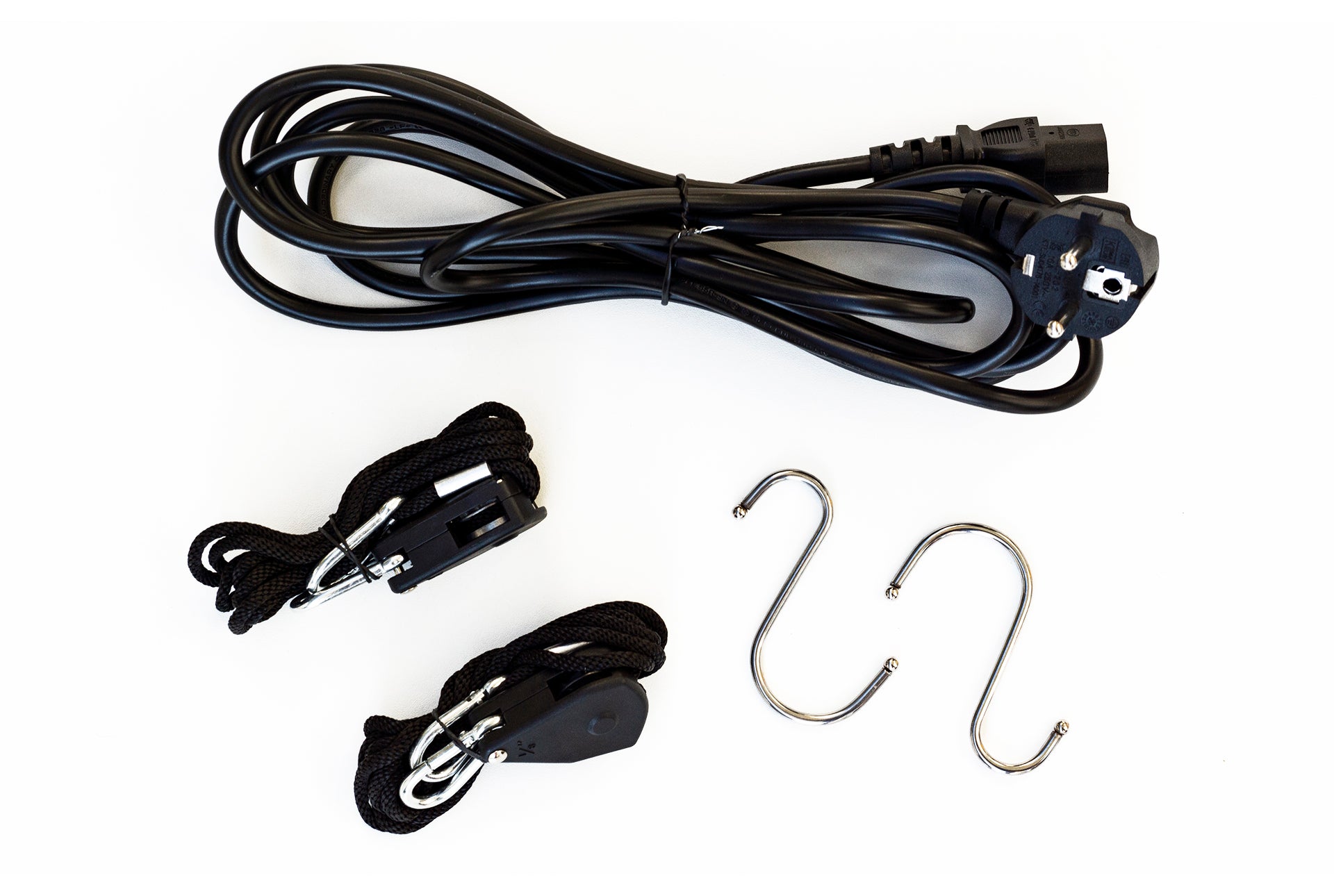 Akcesoria do lamp Hi Light 120W i 240W – linki montażowe, haczyki i przewód zasilający